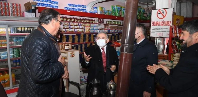 BAŞKAN BÜYÜKKILIÇ, 2021’DE 16 İLÇEYİ 80 KEZ ZİYARET ETTİ