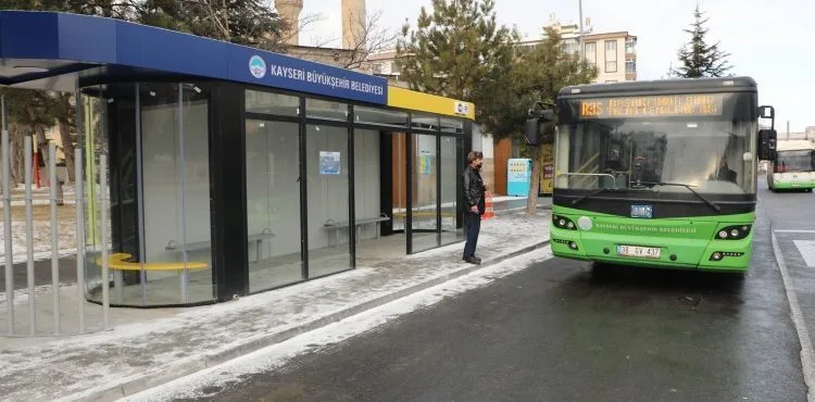 TALAS’TA KIRSAL AKTARMASI İÇİN ÖZEL DURAK