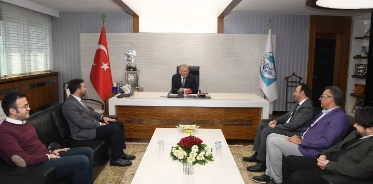 BAŞKAN BÜYÜKKILIÇ, MÜSİAD KAYSERİ’NİN YENİ YÖNETİMİNİ KABUL ETTİ