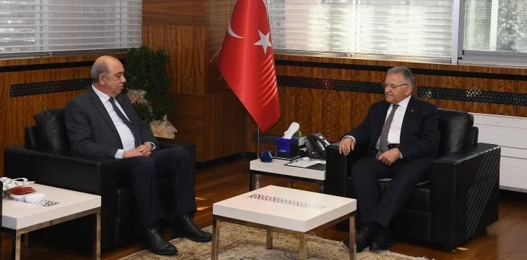 DEMOKRAT PARTİ GİK ÜYESİ VE İL BAŞKANINDAN BAŞKAN BÜYÜKKILIÇ’A ZİYARET