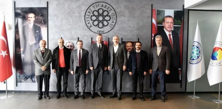 KAYSERİ YOZGATLILAR FEDERASYONU BAŞKANI ÇAĞAN’DAN BAŞKAN GÜLSOY’A İADE-İ ZİYARET