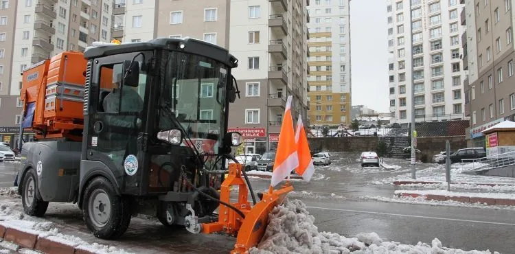 TALAS’TA HER NOKTADA KIŞ ÇALIŞMASI