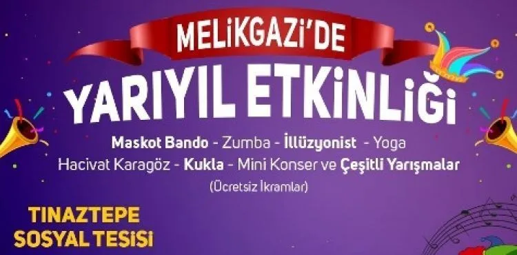MELİKGAZİ BELEDİYESİ'NDEN ÇOCUKLARA ÖZEL ETKİNLİKLER