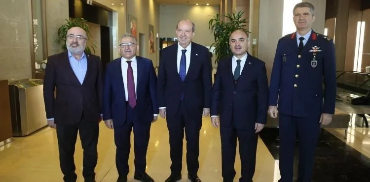 KKTC Cumhurbaşkanı Ersin Tatar Kayseri'den ayrıldı