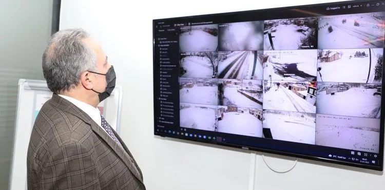 TALAS’TA KIŞ ÇALIŞMALARI BU MERKEZDEN KOORDİNE EDİLİYOR