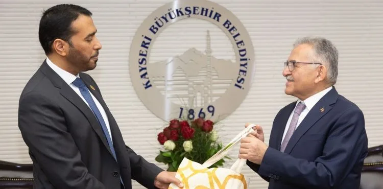 BİRLEŞİK ARAP EMİRLİKLERİ ANKARA BÜYÜKELÇİSİ’NDEN BAŞKAN BÜYÜKKILIÇ’A ZİYARET