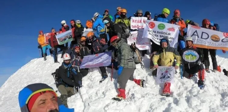 12. Uluslararası Erciyes Dağı Zirve Tırmanışı tamamlandı