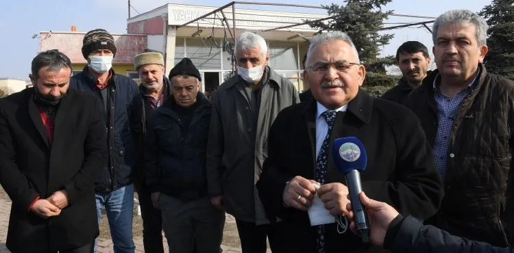 BAŞKAN BÜYÜKKILIÇ, YANGINDAN ZARAR GÖREN GARAJI İNCELEDİ, DESTEK SÖZÜ VERDİ