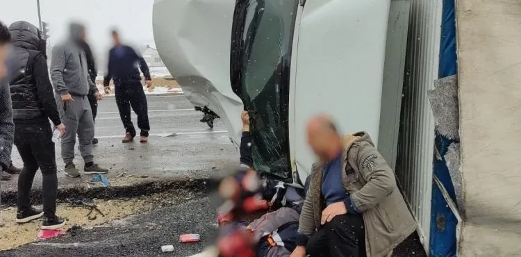 Kayseri-Kırşehir Karayolunda feci kaza: 1 ölü 2 yaralı