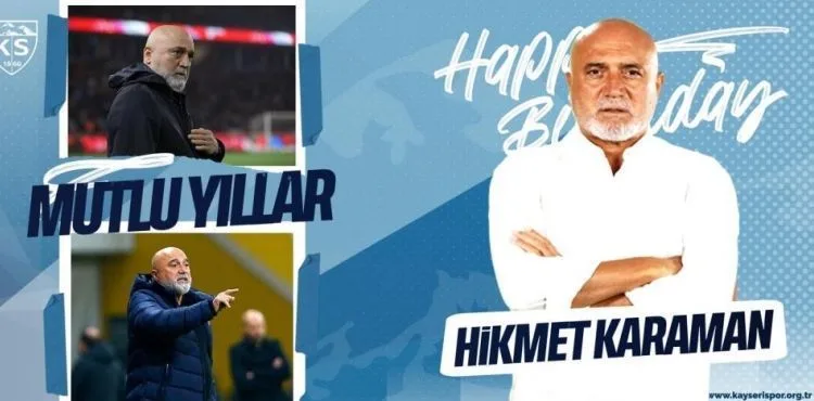 Hikmet Karaman 62 yaşına girdi