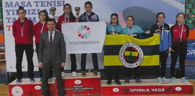 KOCASİNAN MASA TENİSİ TAKIM SPORCULARI’NDAN MADALYALARA AMBARGO