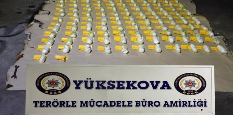 Polis memurunun kullandığı araçtaki 50 kilo patlayıcının görüntüsü çıktı