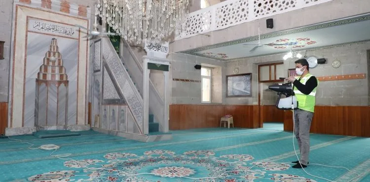 TALAS’TA CAMİLER RAMAZAN’A HAZIRLANIYOR