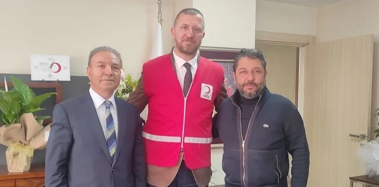 KAYSERİ YOZGATLILAR FEDERASYONU KIZILAY KAYSERİ ŞUBE BAŞKANI CAFER BEYDİLLİ’YE ZİYARET