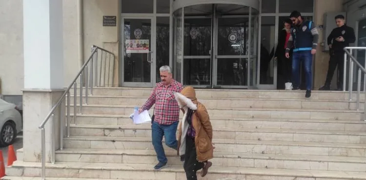 Hırsızlık şüphelisi 2 kişi adliyeye sevk edildi