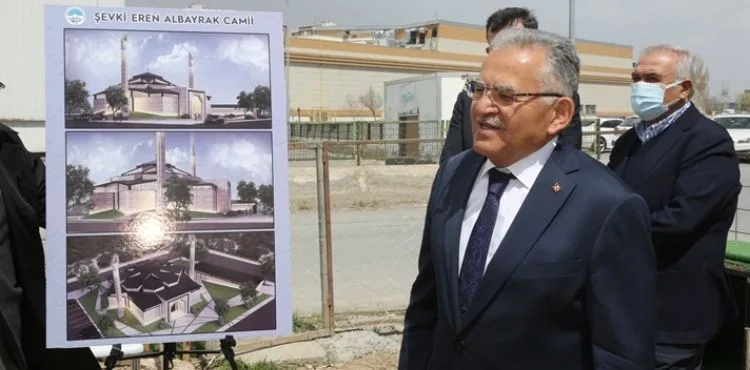 BÜYÜKŞEHİR İLE HAYIRSEVER İŞBİRLİĞİNDE YAPILACAK CAMİNİN TEMELİ ATILDI