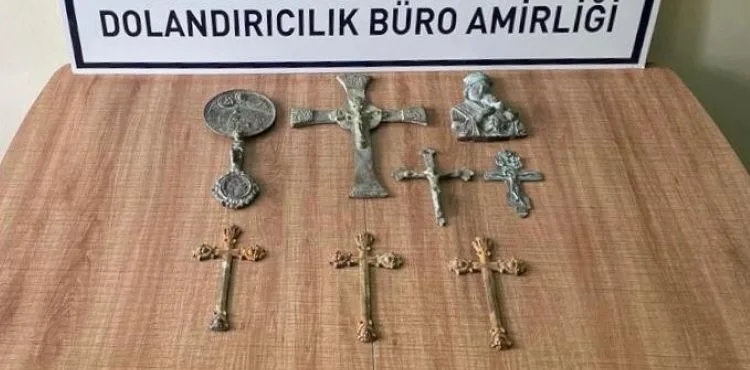 Güven timleri tarihi eser yakaladı