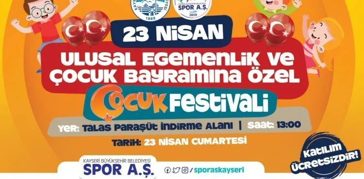 BÜYÜKŞEHİR’DEN 23 NİSAN’DA ÇOCUKLARA ÖZEL FESTİVAL