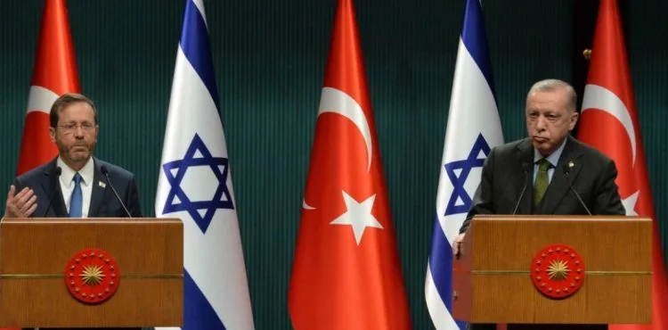 Cumhurbaşkanı Erdoğan, İsrail Cumhurbaşkanı Herzog ile görüştü