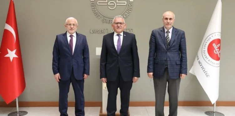 BAŞKAN BÜYÜKKILIÇ’TAN İL MÜFTÜSÜ AKKUŞ’A ZİYARET