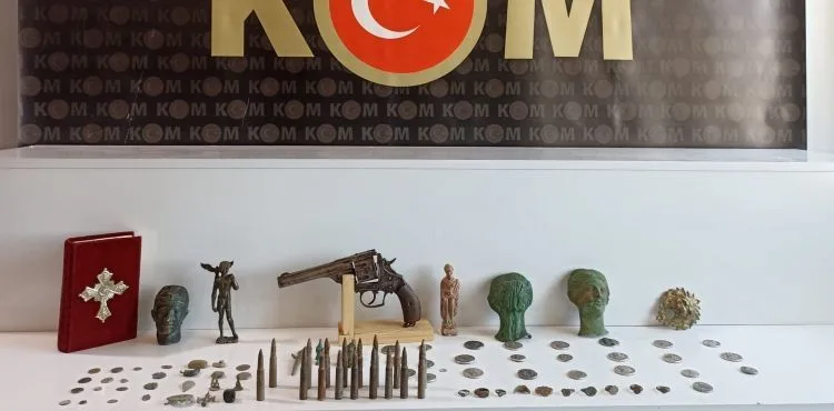 Tarihi eser kaçakçılığı operasyonunda 1 gözaltı