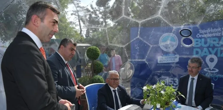 KAYSERİ BÜYÜKŞEHİR’İN “İLETİŞİM KÜRESİ”NE VATANDAŞ İLGİSİ