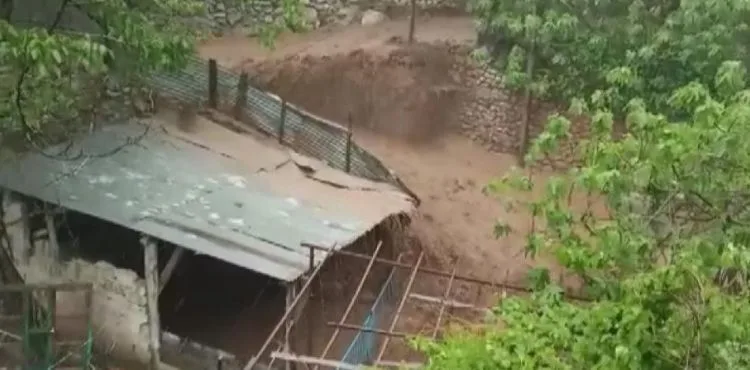 Yahyalı'da sağanak yağış sele neden oldu