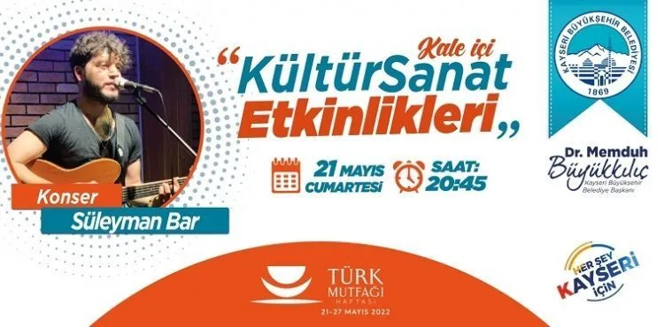 BÜYÜKŞEHİR’İN “KALE İÇİ KÜLTÜR SANAT ETKİNLİKLERİ” BAŞLIYOR