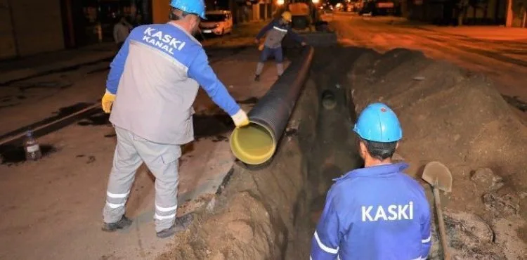 KASKİ, YENİ SANAYİ’DE ALTYAPI HATLARINI GÜÇLENDİRİYOR