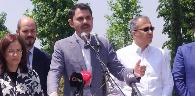 Bakan Kurum, '5 milyon metrekarelik alan ağaçlandırılacak diyoruz muhalefet olmaz diyor'