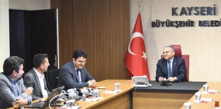 Başkan Büyükkılıç’tan Türk Telekom Bölge Müdürü Ve Yönetimi İle Değerlendirme Toplantısı