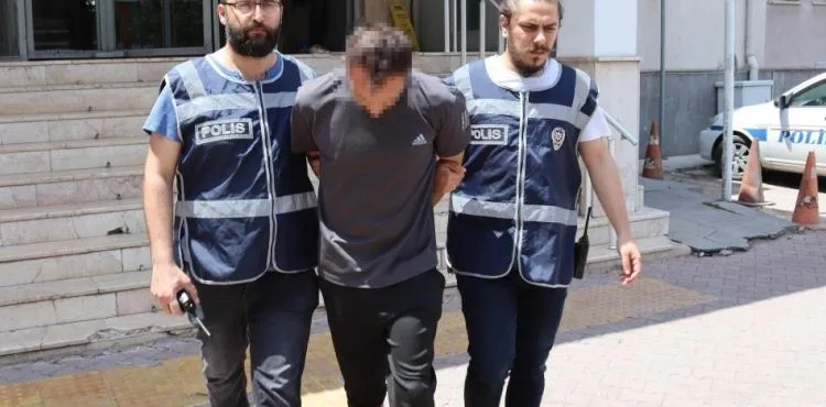 Aranan şahıs bazanın altından çıktı