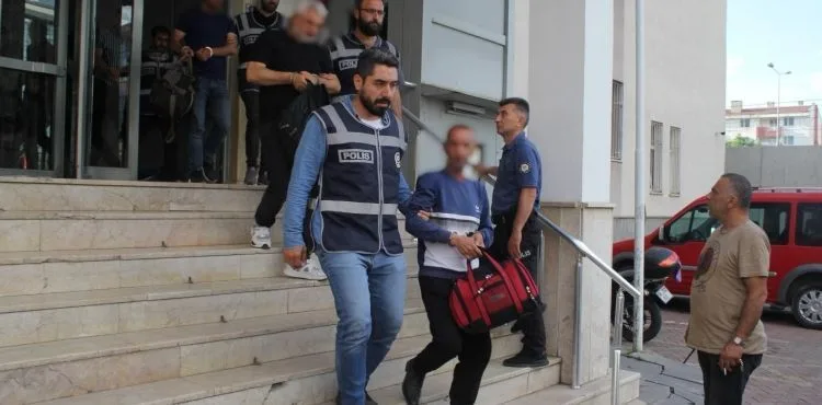 Kesinleşmiş hapis cezası bulunan 12 kişi cezaevine gönderildi