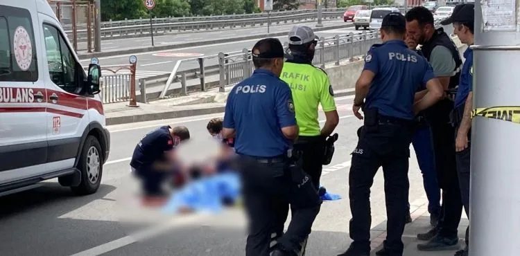 Kimliği henüz belirlenemeyen bir kadın yüksekten düşerek hayatını kaybetti