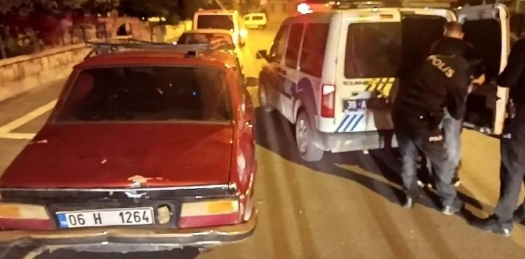 Polisten kaçan araçtan 'bakır' çıktı