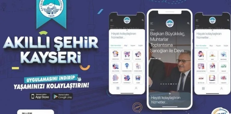 ‘Akıllı Şehir Kayseri’ uygulaması vatandaşların gözdesi oldu