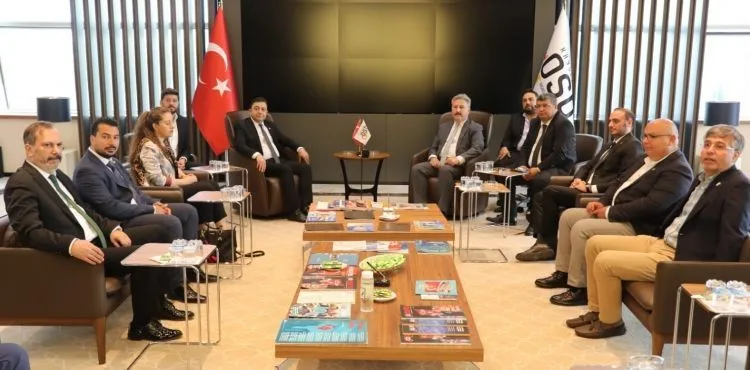 BAŞKAN PALANCIOĞLU’NDAN OSB YENİ YÖNETİMİNE HAYIRLI OLSUN ZİYARETİ