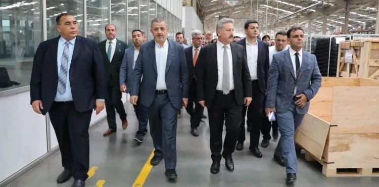 BAŞKAN PALANCIOĞLU, LİBYALI HEYETİ SERBEST BÖLGE'DE AĞIRLADI