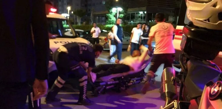 Bıçaklı kavgada 1 kişi yaralandı