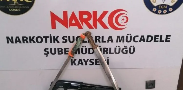 Kayseri'de uyuşturucu operasyonu