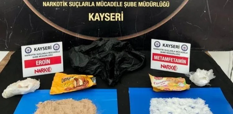 Kayseri'de uyuşturucu operasyonu