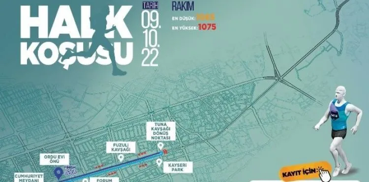 BÜYÜKŞEHİR’İN ULUSLARARASI KAYSERİ YARI MARATONU’NDA HEYECAN ARTIYOR