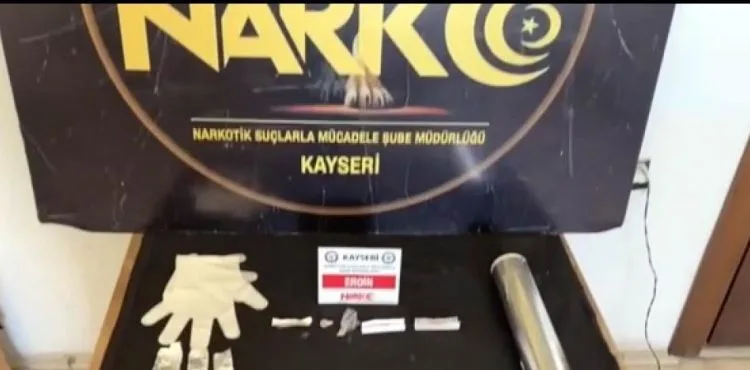 Kayseri'de uyuşturucu operasyonu
