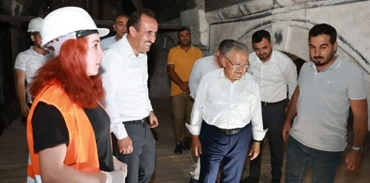 Büyükkılıç, Tarihi Agios Dimitrios Kilisesi’nin Restorasyon Çalışmalarını İnceledi