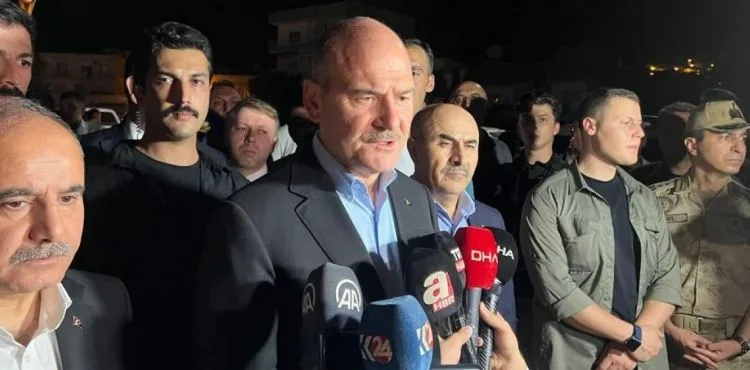 Bakan Soylu: 'Kaza ile ilgili iki gözaltımız var'