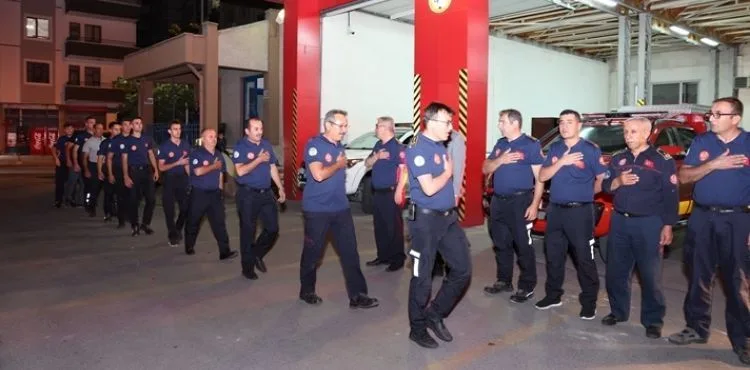 Kayseri İtfaiyesi’nden Mersin’e 5 Araç, 15 Personel İle Destek
