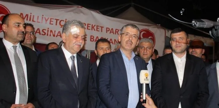 AK Parti İl Teşkilatı’ndan miting öncesi MHP’ye ziyaret