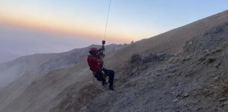 Erciyes tırmanışı yapan dağcıların üzerine kaya düştü: 1 ölü, 1 yaralı