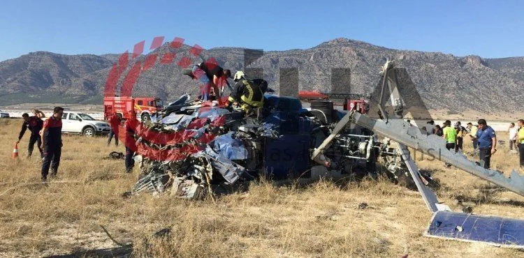 Marmaris yangınına giden helikopter düştü! 1 ölü, 4 yaralı