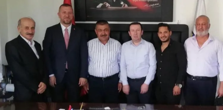 KAYSERİ YOZGATLILAR FEDERASYONU KOCASİNAN ZİRAAT ODASI BAŞKANI GÜNEŞ’E ZİYARET ETTİ.